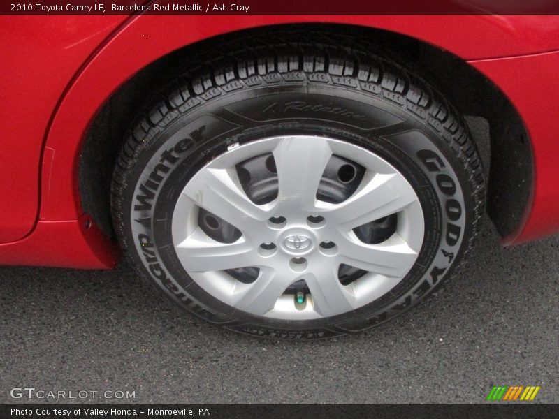Barcelona Red Metallic / Ash Gray 2010 Toyota Camry LE
