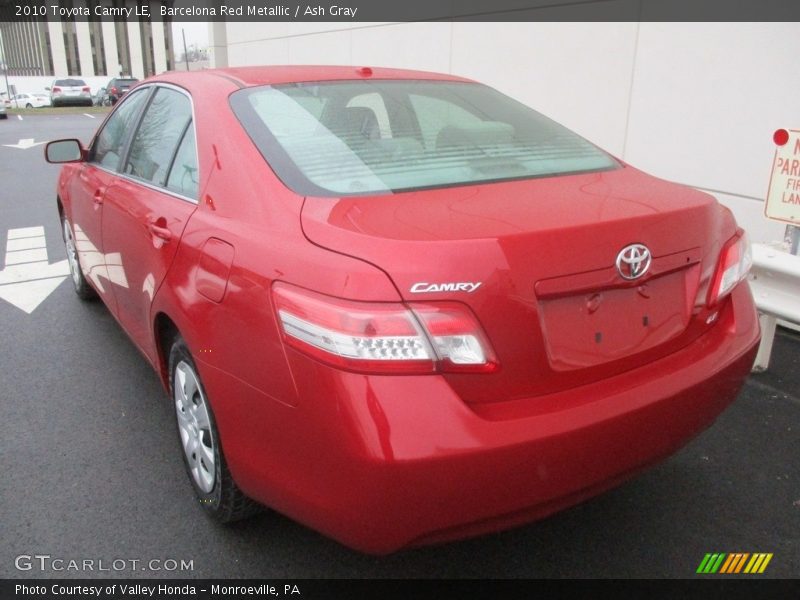 Barcelona Red Metallic / Ash Gray 2010 Toyota Camry LE