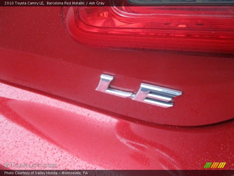 Barcelona Red Metallic / Ash Gray 2010 Toyota Camry LE