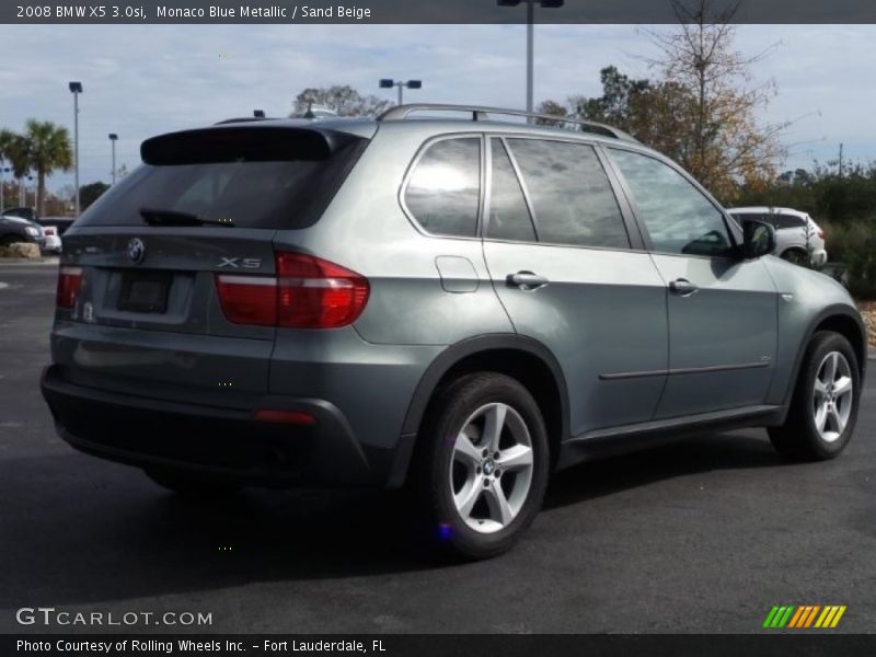 Monaco Blue Metallic / Sand Beige 2008 BMW X5 3.0si