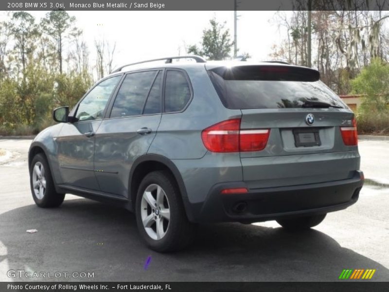 Monaco Blue Metallic / Sand Beige 2008 BMW X5 3.0si