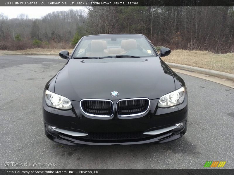 Jet Black / Saddle Brown Dakota Leather 2011 BMW 3 Series 328i Convertible