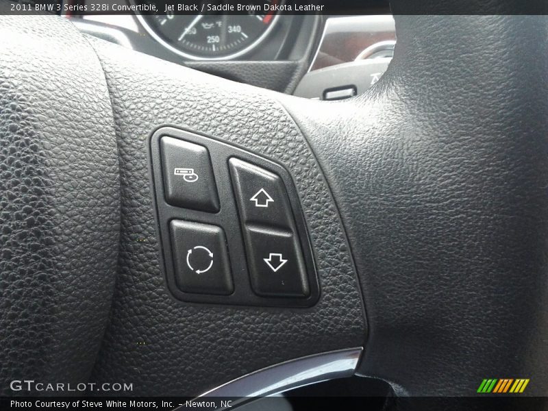 Jet Black / Saddle Brown Dakota Leather 2011 BMW 3 Series 328i Convertible