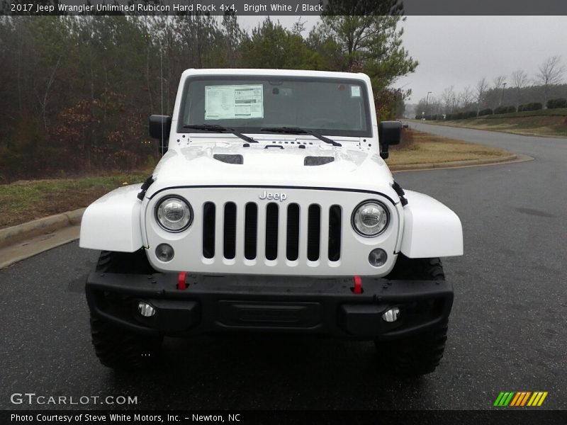 Bright White / Black 2017 Jeep Wrangler Unlimited Rubicon Hard Rock 4x4