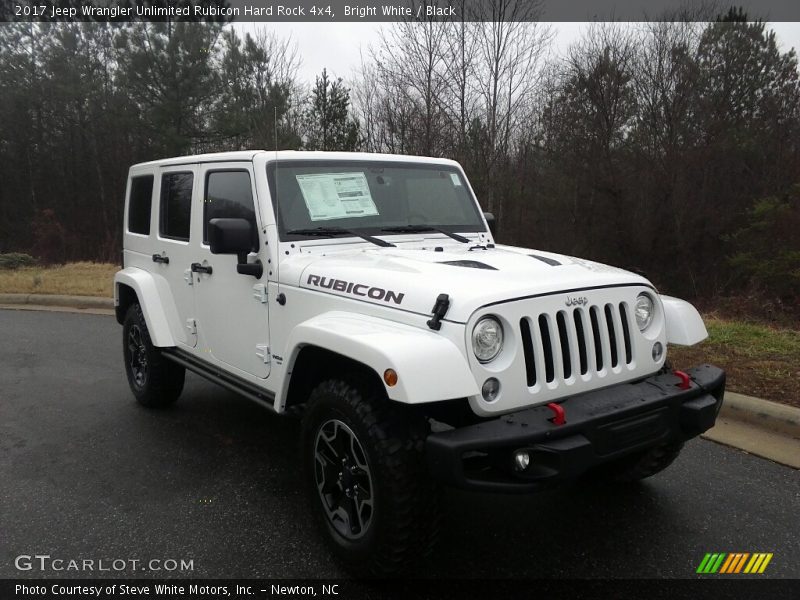 Front 3/4 View of 2017 Wrangler Unlimited Rubicon Hard Rock 4x4