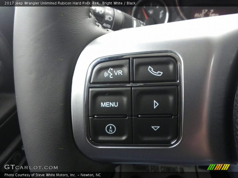 Bright White / Black 2017 Jeep Wrangler Unlimited Rubicon Hard Rock 4x4