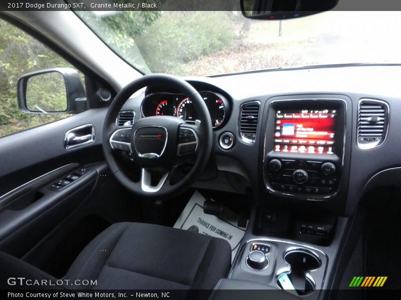 Granite Metallic / Black 2017 Dodge Durango SXT
