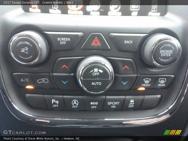 Granite Metallic / Black 2017 Dodge Durango SXT