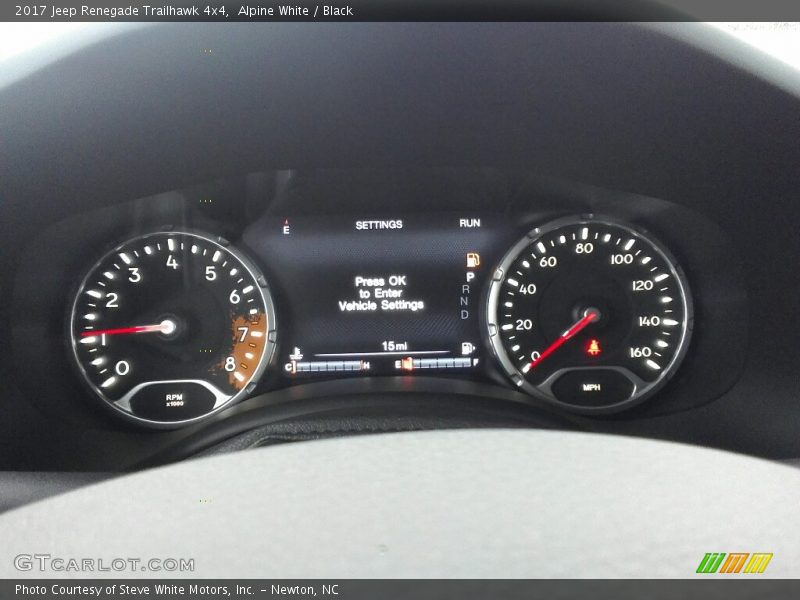  2017 Renegade Trailhawk 4x4 Trailhawk 4x4 Gauges