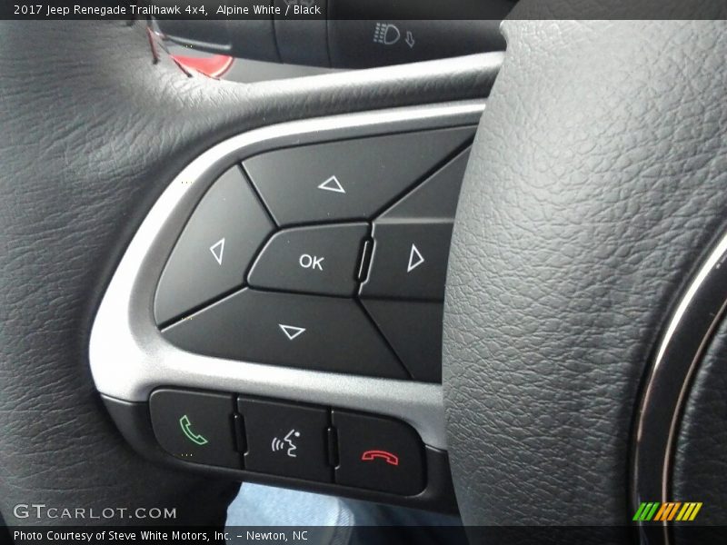 Controls of 2017 Renegade Trailhawk 4x4