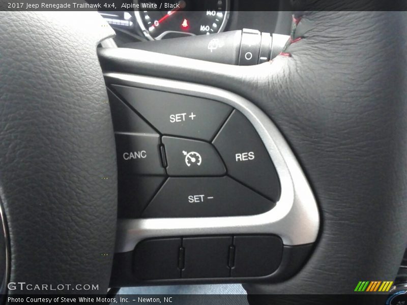 Controls of 2017 Renegade Trailhawk 4x4