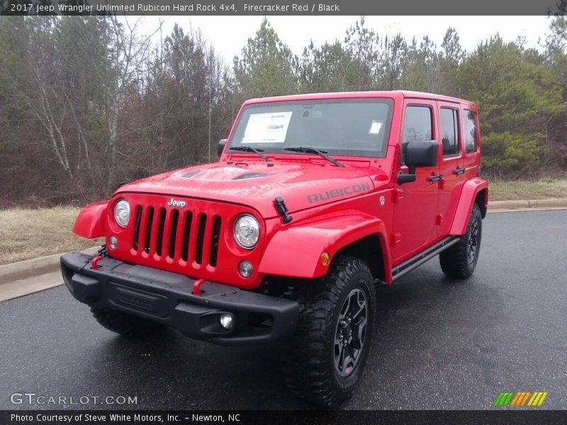 Front 3/4 View of 2017 Wrangler Unlimited Rubicon Hard Rock 4x4