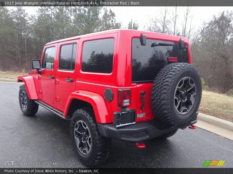 Firecracker Red / Black 2017 Jeep Wrangler Unlimited Rubicon Hard Rock 4x4