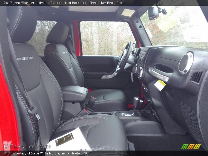 Front Seat of 2017 Wrangler Unlimited Rubicon Hard Rock 4x4