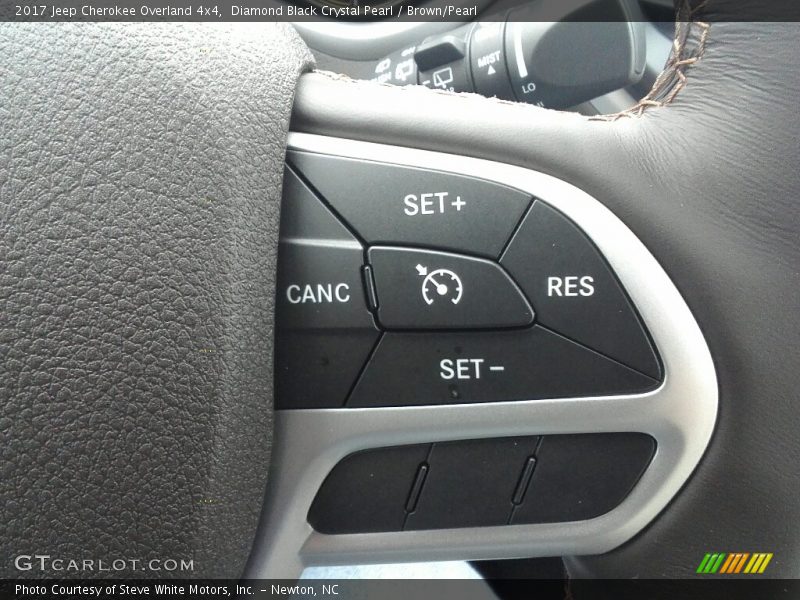 Controls of 2017 Cherokee Overland 4x4