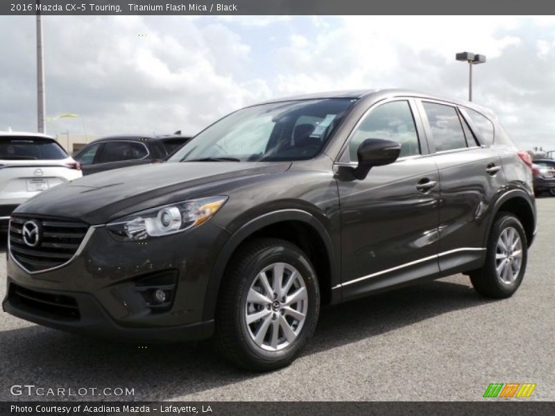 Titanium Flash Mica / Black 2016 Mazda CX-5 Touring