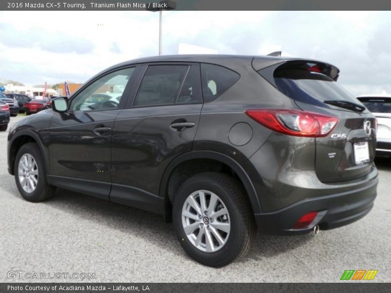 Titanium Flash Mica / Black 2016 Mazda CX-5 Touring