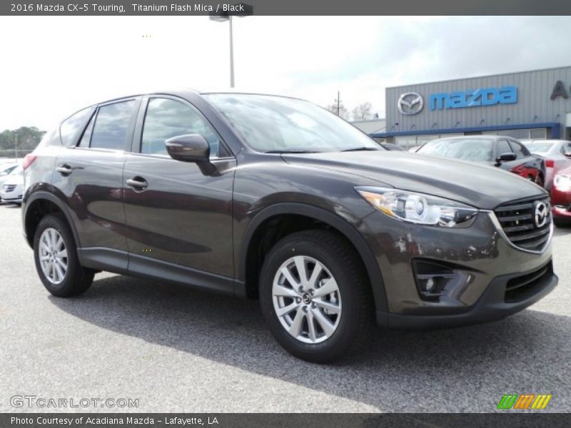 Titanium Flash Mica / Black 2016 Mazda CX-5 Touring