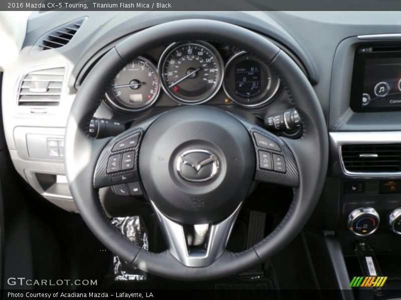 Titanium Flash Mica / Black 2016 Mazda CX-5 Touring