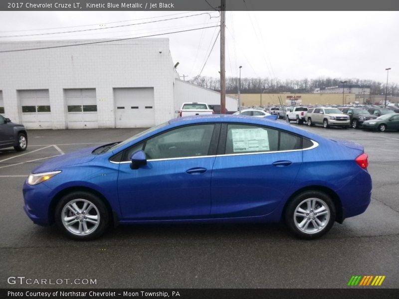 Kinetic Blue Metallic / Jet Black 2017 Chevrolet Cruze LT