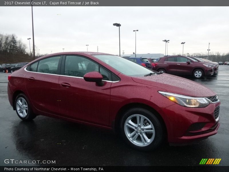 Cajun Red Tintcoat / Jet Black 2017 Chevrolet Cruze LT