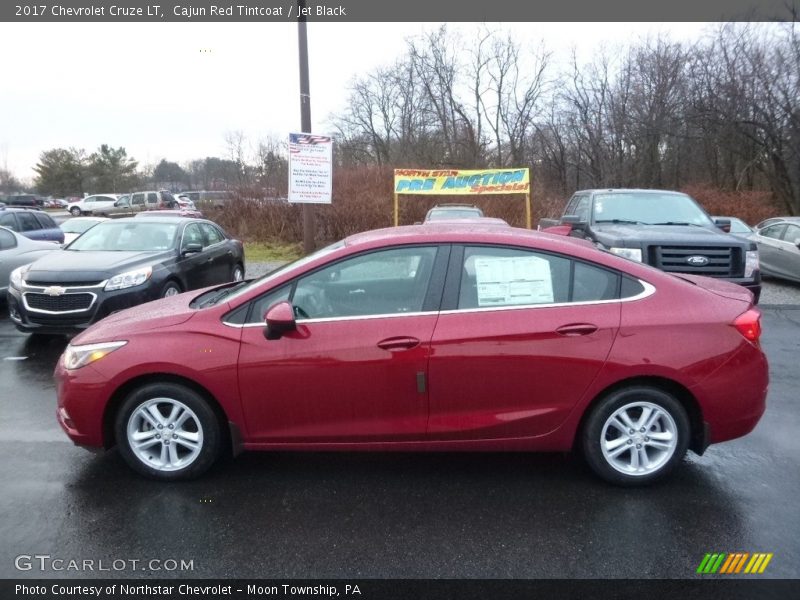 Cajun Red Tintcoat / Jet Black 2017 Chevrolet Cruze LT