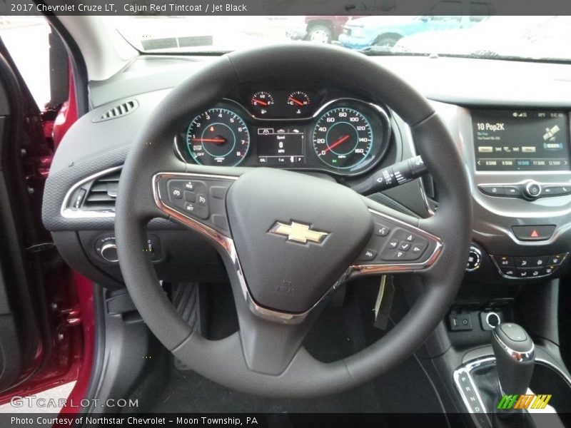 Cajun Red Tintcoat / Jet Black 2017 Chevrolet Cruze LT