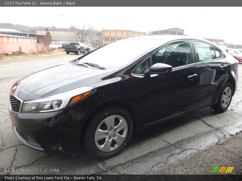Aurora Black / Black 2017 Kia Forte LX