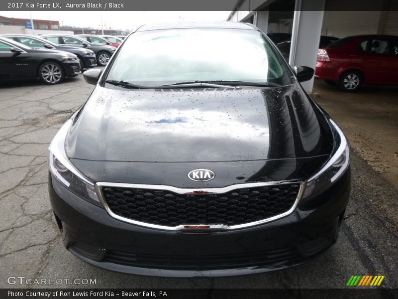 Aurora Black / Black 2017 Kia Forte LX