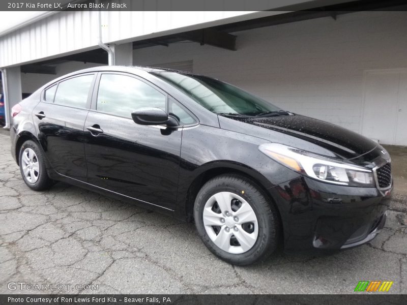Aurora Black / Black 2017 Kia Forte LX