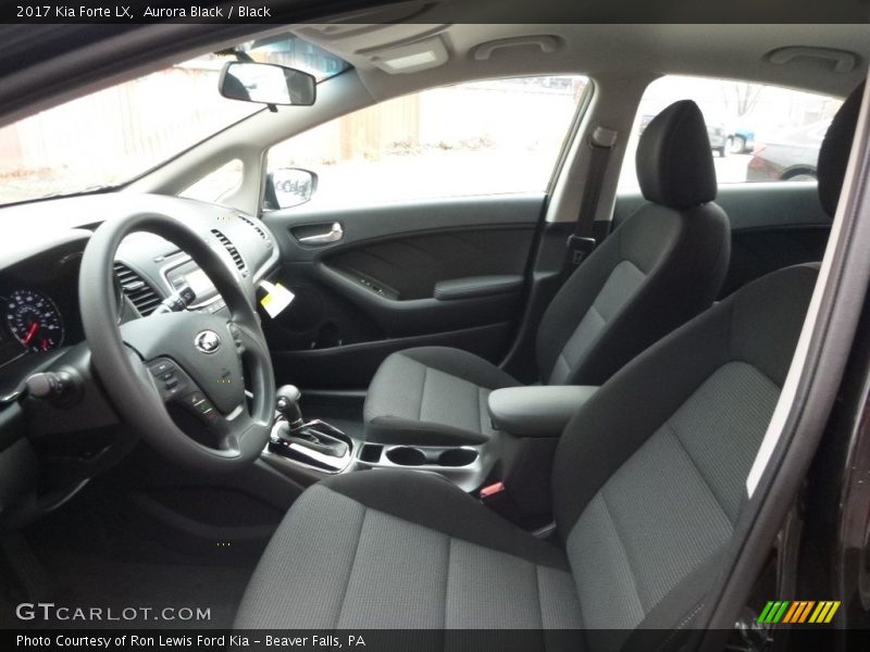Aurora Black / Black 2017 Kia Forte LX