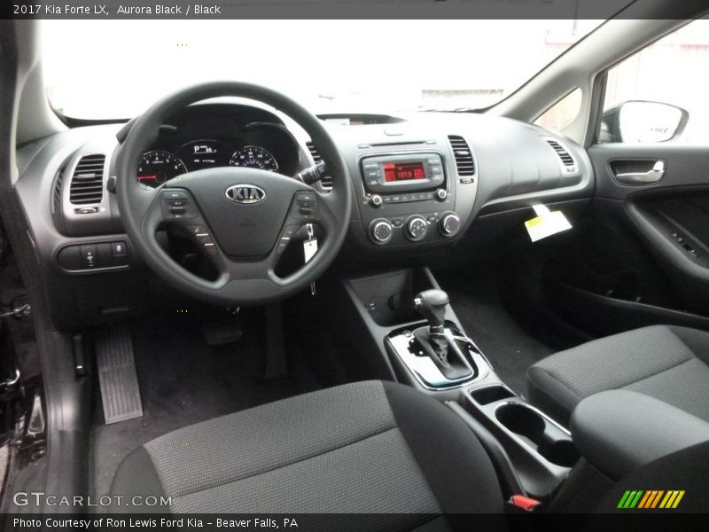 Aurora Black / Black 2017 Kia Forte LX