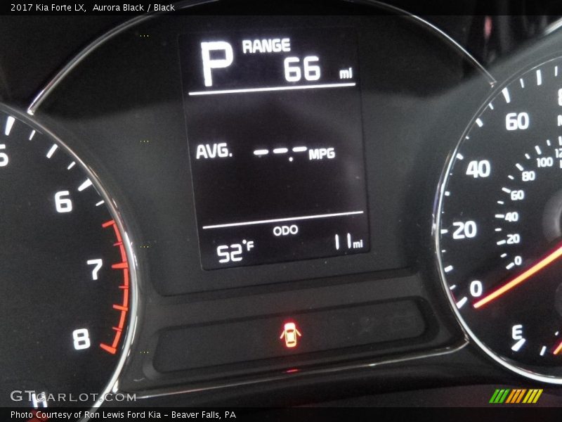 Aurora Black / Black 2017 Kia Forte LX
