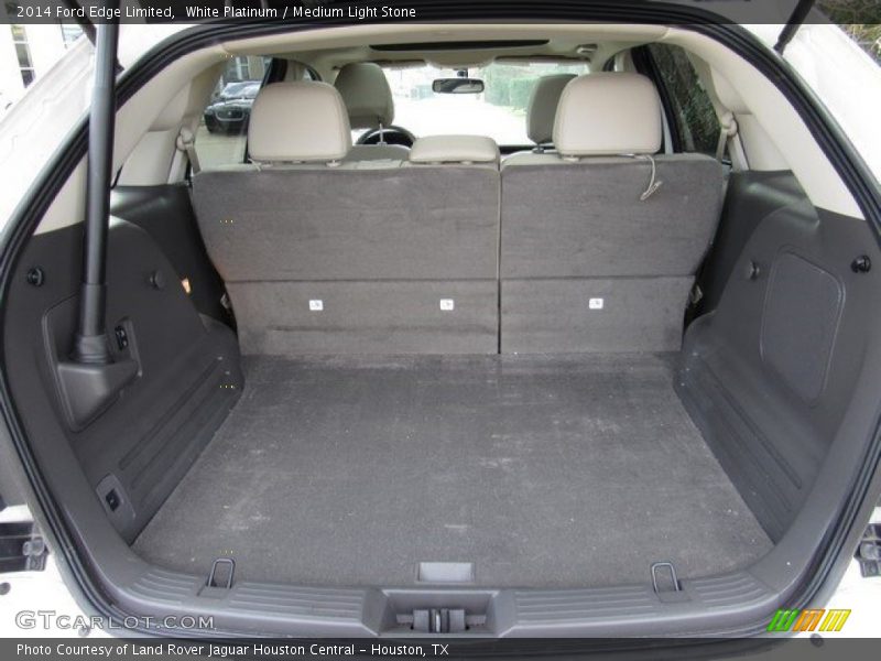 White Platinum / Medium Light Stone 2014 Ford Edge Limited