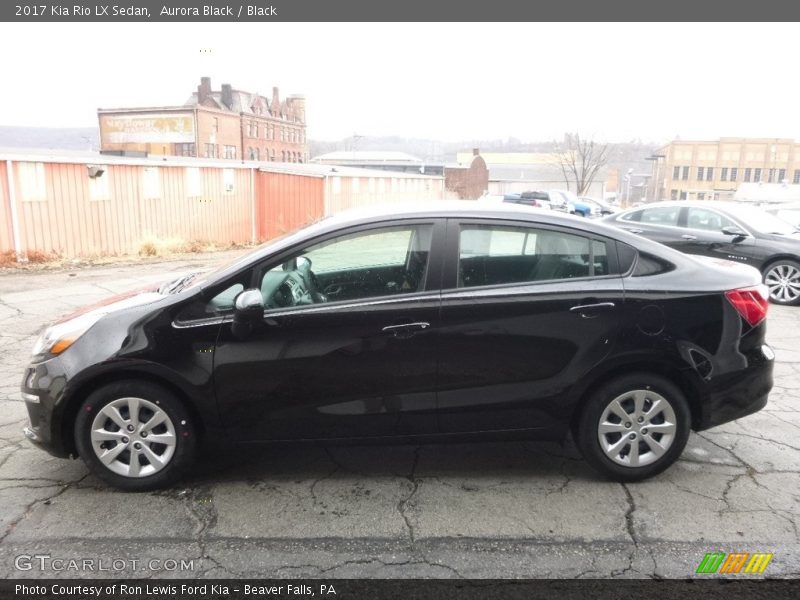 Aurora Black / Black 2017 Kia Rio LX Sedan