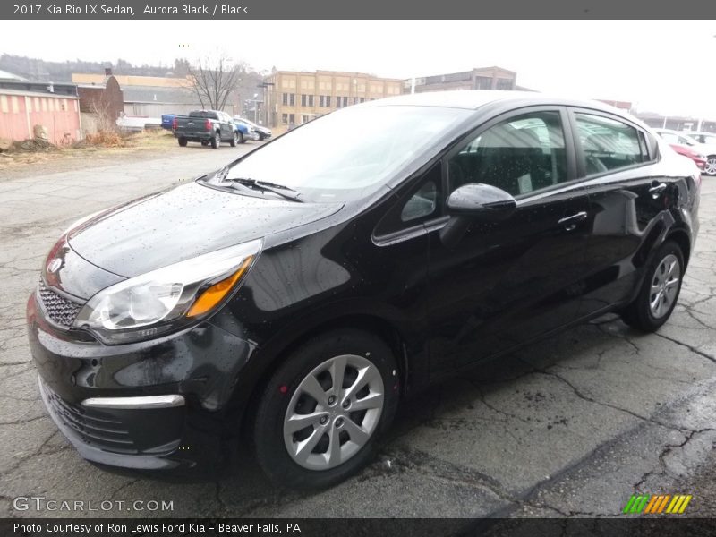 Aurora Black / Black 2017 Kia Rio LX Sedan