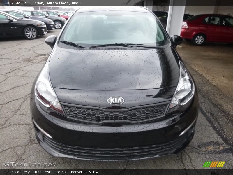 Aurora Black / Black 2017 Kia Rio LX Sedan