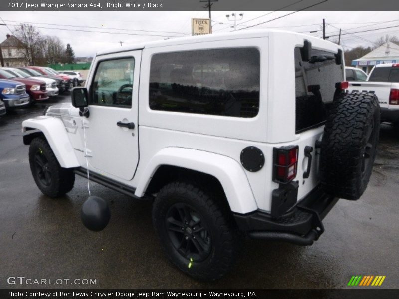 Bright White / Black 2017 Jeep Wrangler Sahara 4x4