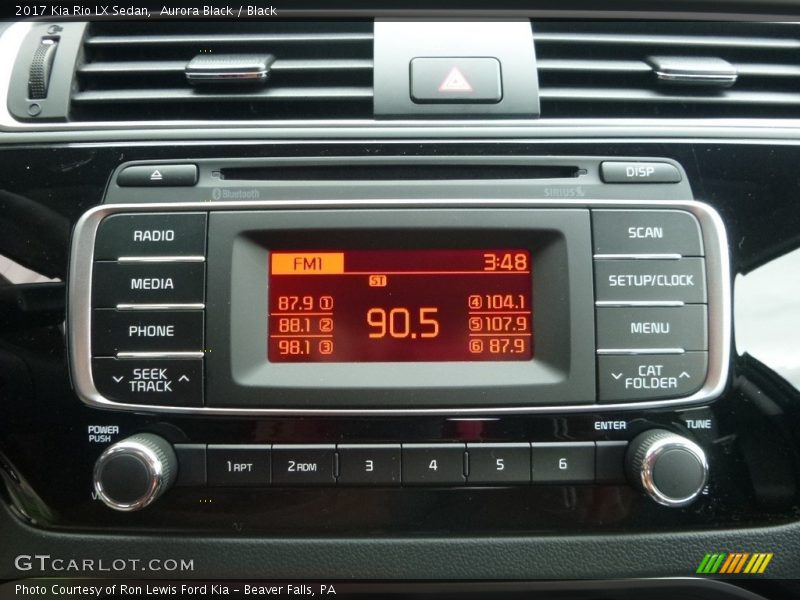 Aurora Black / Black 2017 Kia Rio LX Sedan