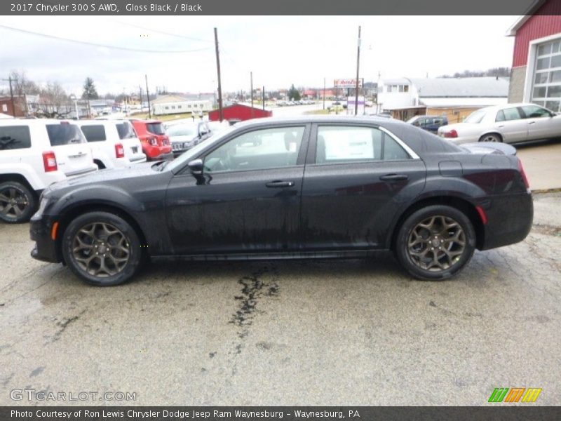 Gloss Black / Black 2017 Chrysler 300 S AWD