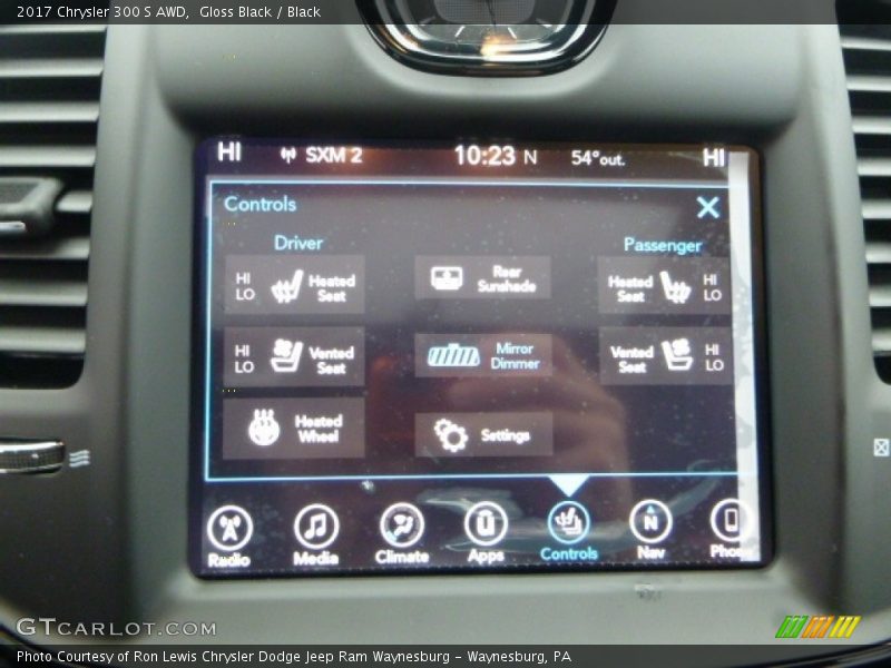 Gloss Black / Black 2017 Chrysler 300 S AWD