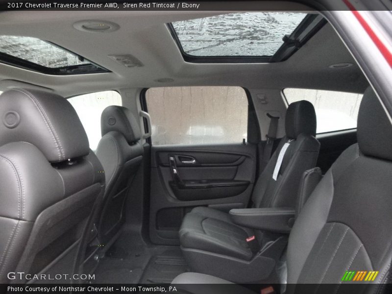 Siren Red Tintcoat / Ebony 2017 Chevrolet Traverse Premier AWD