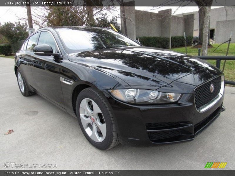 Ebony Black / Jet 2017 Jaguar XE 25t