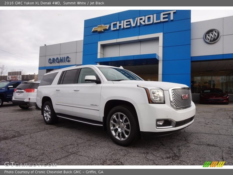 Summit White / Jet Black 2016 GMC Yukon XL Denali 4WD