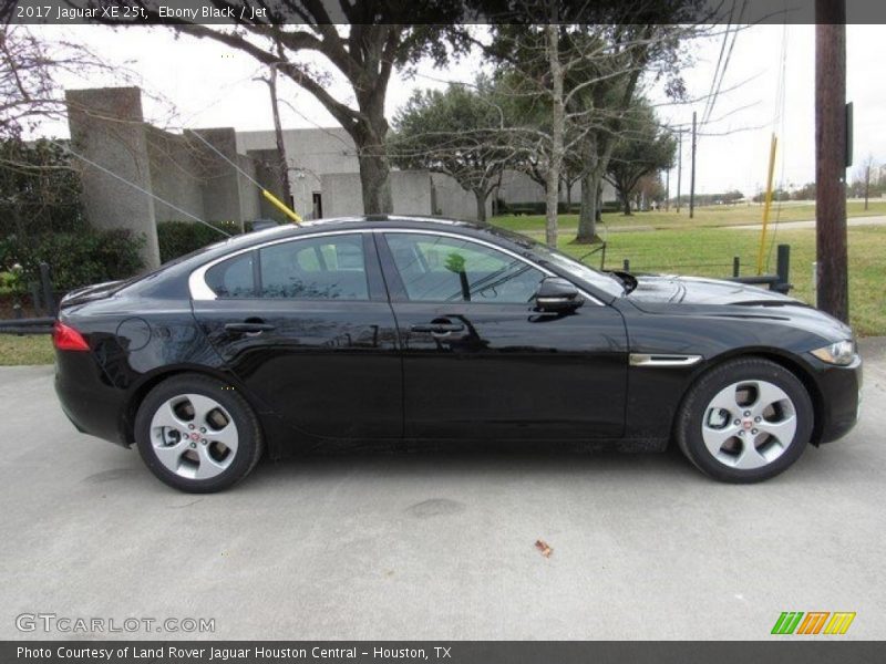 Ebony Black / Jet 2017 Jaguar XE 25t