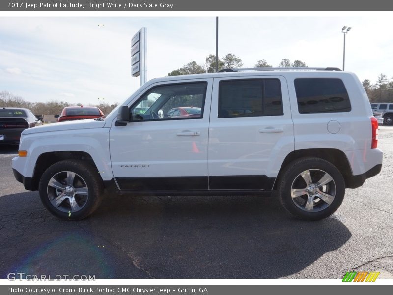 Bright White / Dark Slate Gray 2017 Jeep Patriot Latitude