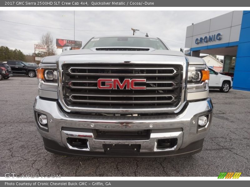 Quicksilver Metallic / Cocoa/­Dune 2017 GMC Sierra 2500HD SLT Crew Cab 4x4