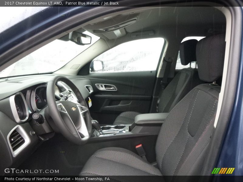 Patriot Blue Metallic / Jet Black 2017 Chevrolet Equinox LT AWD