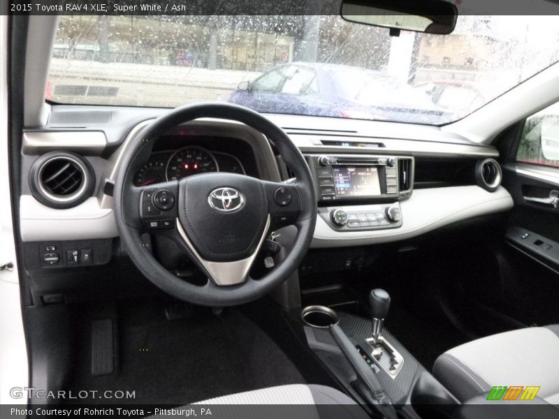 Super White / Ash 2015 Toyota RAV4 XLE