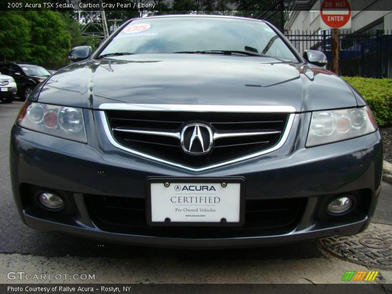 Carbon Gray Pearl / Ebony 2005 Acura TSX Sedan